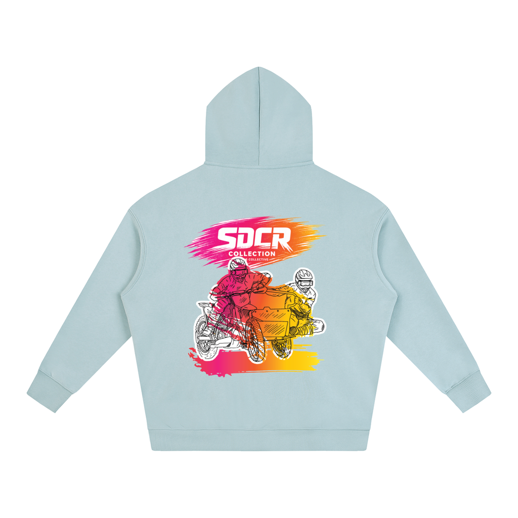 hoodie,oversized,sdcr,fleeced,streetware,unisex,sidecars,motocross,cnvs,collective,reece,kirwin,olly,peters,dirt,mud,racing,pits,casual,warm