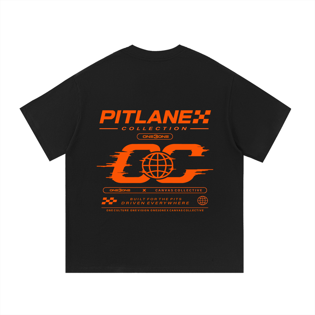 T-Shirt,oversized,streewear,pitlane,one3one,paddock