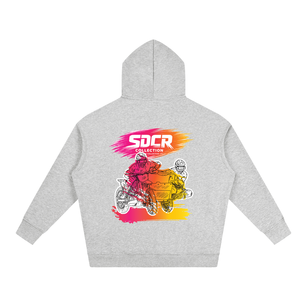 hoodie,oversized,sdcr,fleeced,streetware,unisex,sidecars,motocross,cnvs,collective,reece,kirwin,olly,peters,dirt,mud,racing,pits,casual,warm