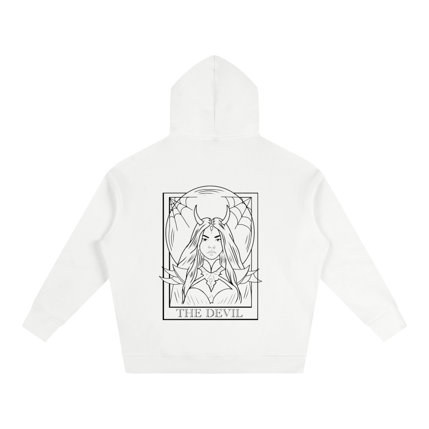 hoodie,oversized,fleeced,Tarot,streetware