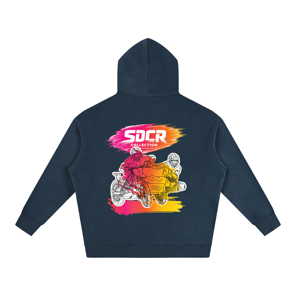 hoodie,oversized,sdcr,fleeced,streetware,unisex,sidecars,motocross,cnvs,collective,reece,kirwin,olly,peters,dirt,mud,racing,pits,casual,warm