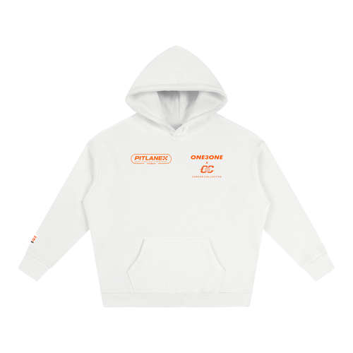 hoodie,fleeced,oversized,streetwear,one3one,pitlane,paddock,build sheet