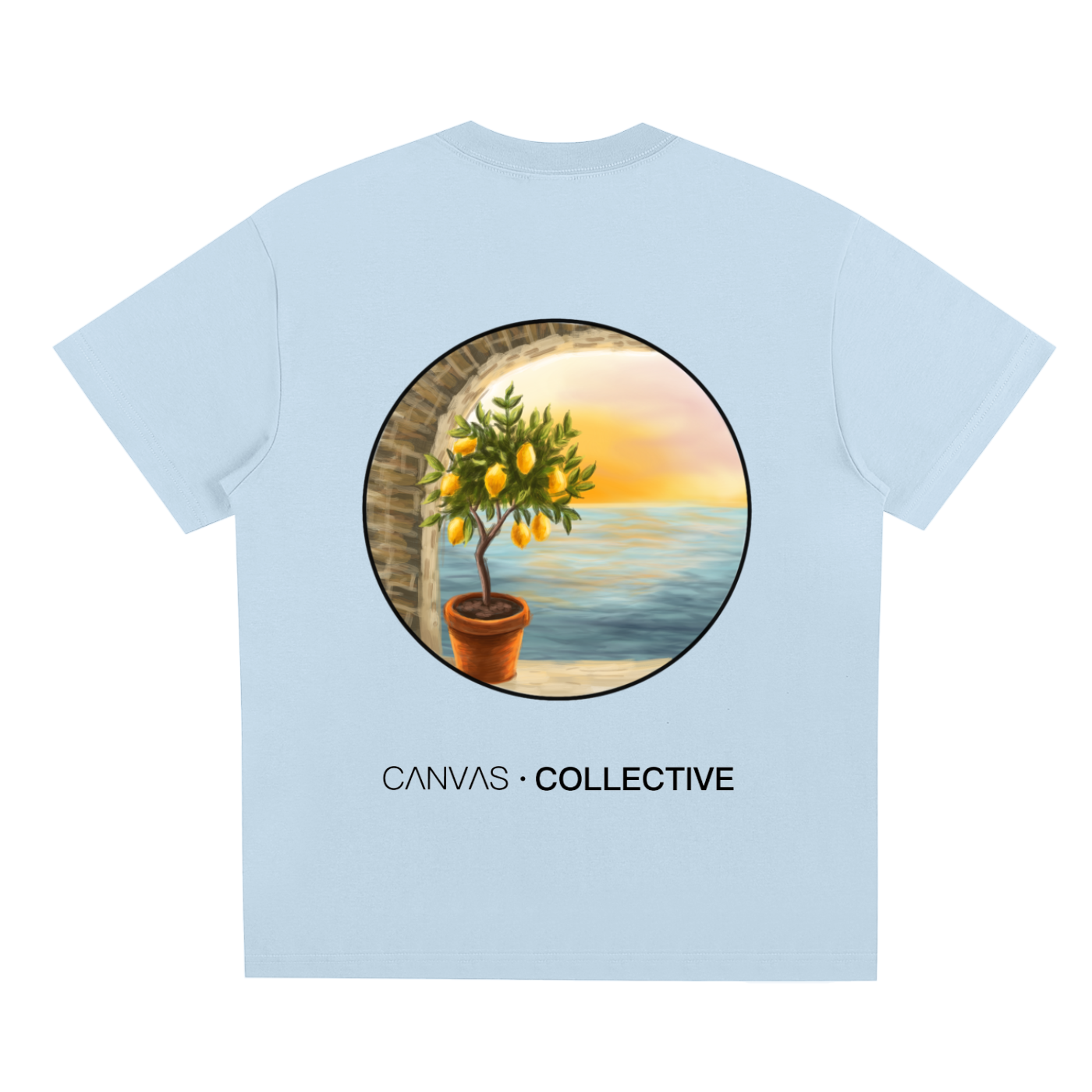 T-shirt,oversized,streetwear,art,landscape