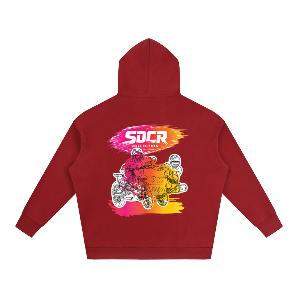 hoodie,oversized,sdcr,fleeced,streetware,unisex,sidecars,motocross,cnvs,collective,reece,kirwin,olly,peters,dirt,mud,racing,pits,casual,warm