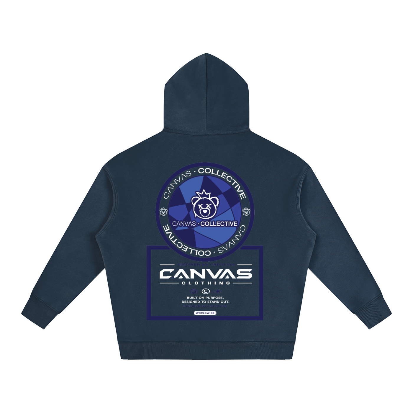 CNVS Collective: Abstract Collection - Navy Blue