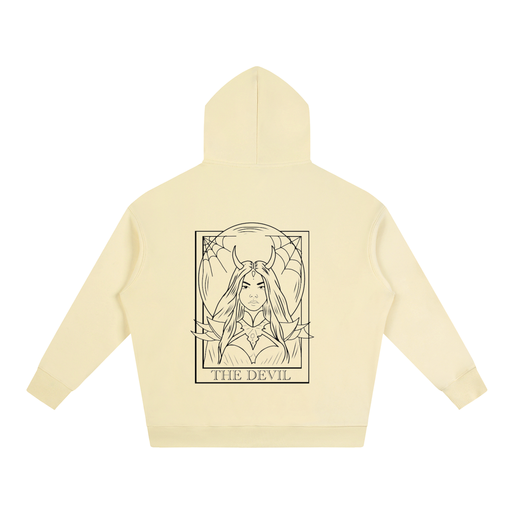hoodie,oversized,fleeced,Tarot,streetware