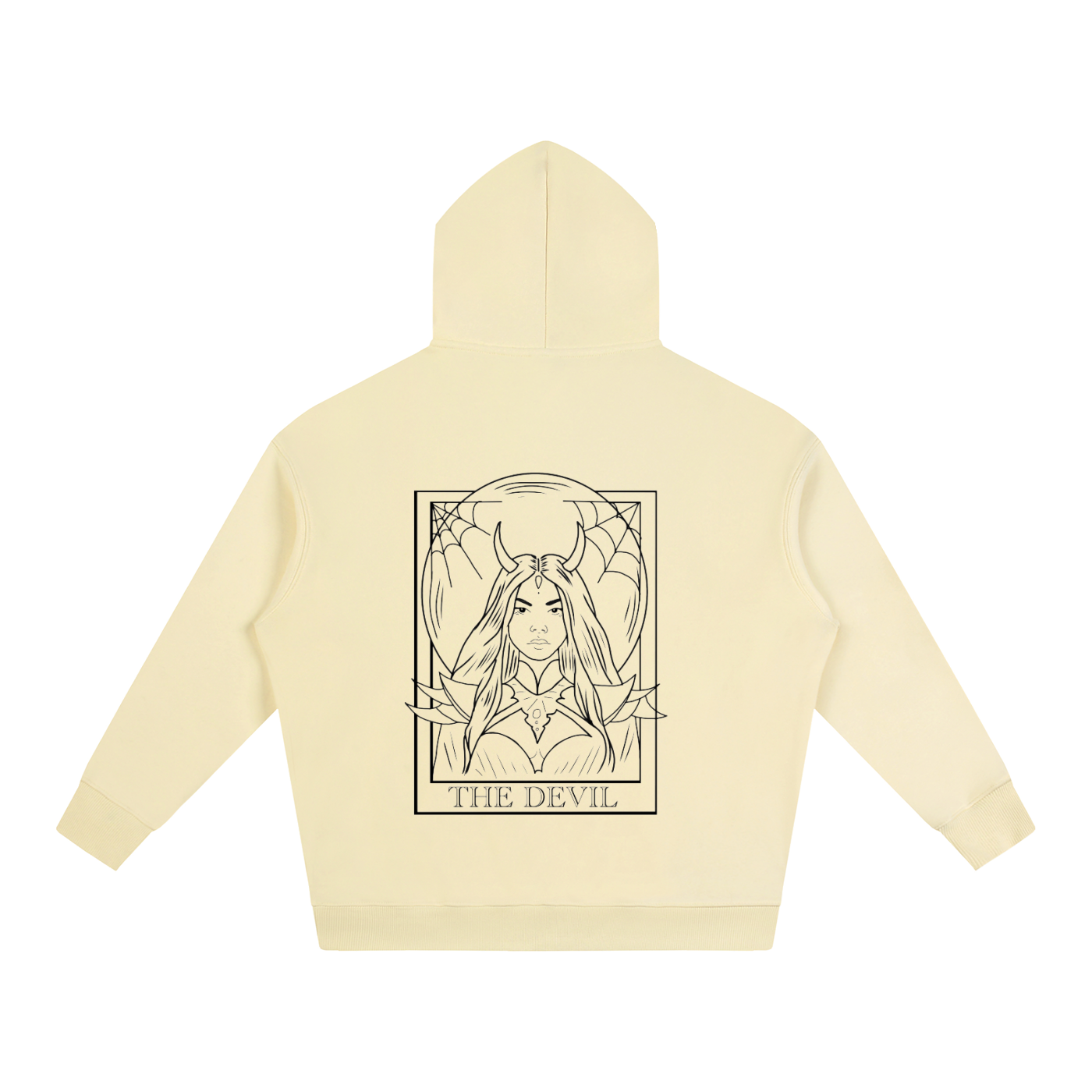 hoodie,oversized,fleeced,Tarot,streetware