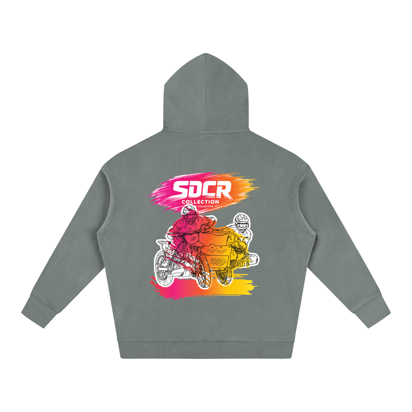 hoodie,oversized,sdcr,fleeced,streetware,unisex,sidecars,motocross,cnvs,collective,reece,kirwin,olly,peters,dirt,mud,racing,pits,casual,warm