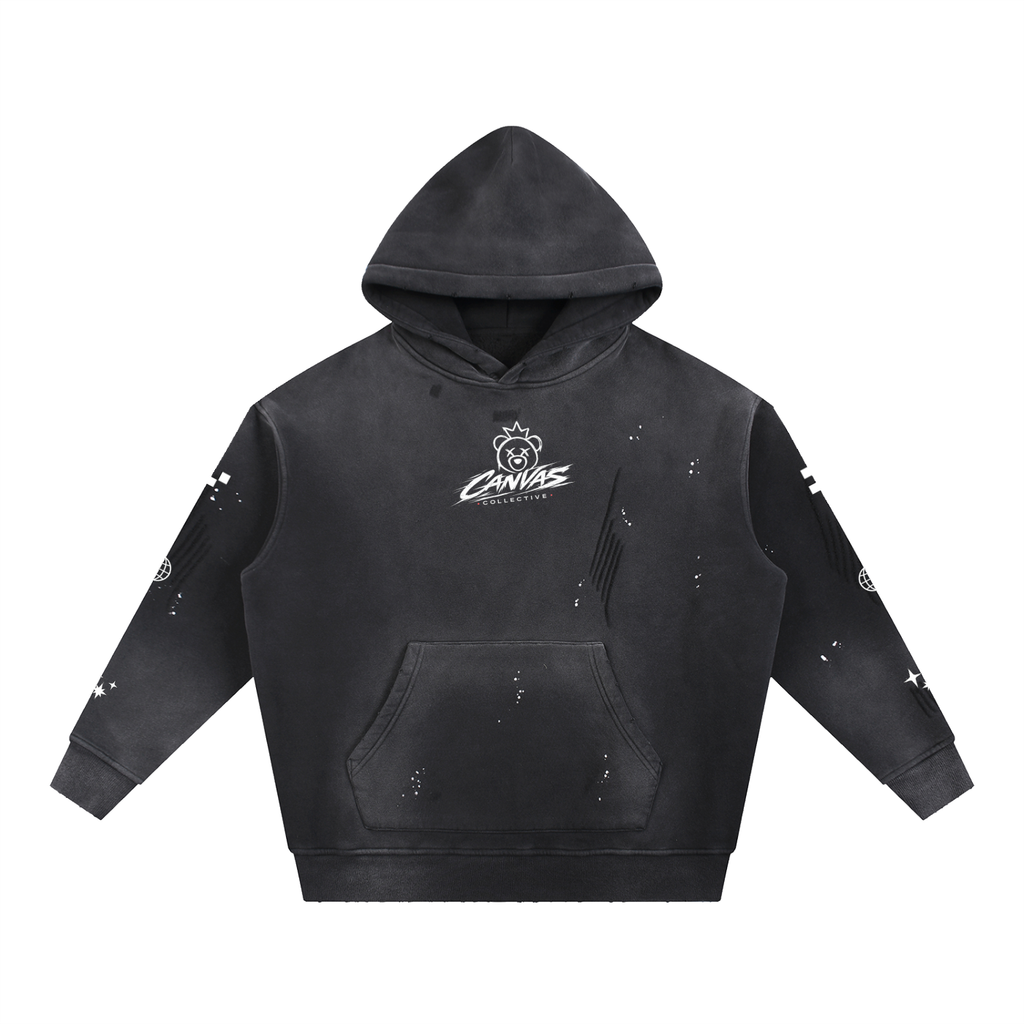 hoodie,frayed,vintage,oversized,Velocity,streetware,washed
