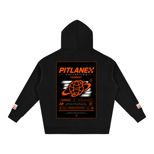 hoodie,oversized,fleeced,streetwear,one3one,pitlane,paddock,orbit