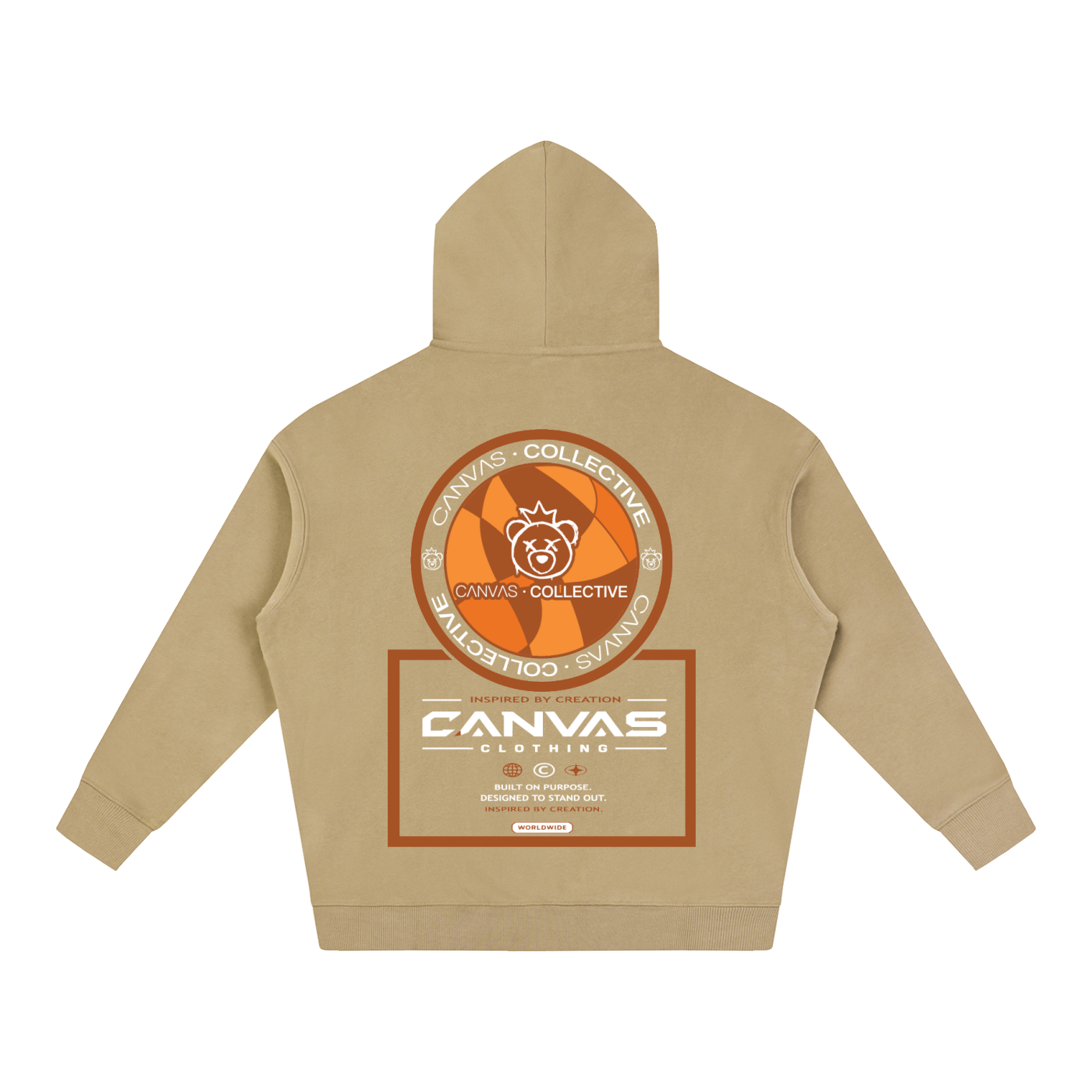 CNVS Collective: Abstract Collection - Grey Apricot
