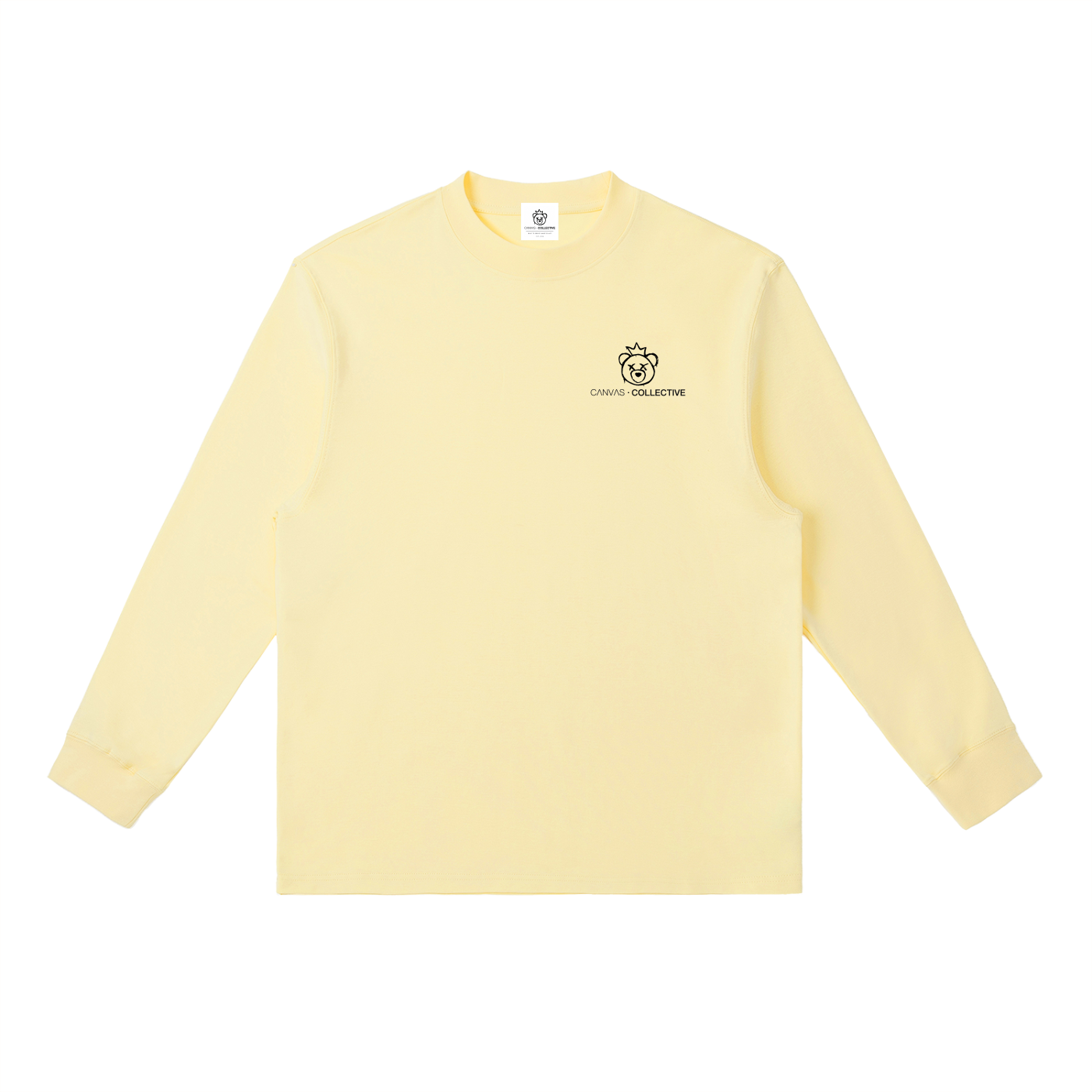 CNVS Collective: Signature Collection - Essential Crewneck Long-Sleeve T-Shirt