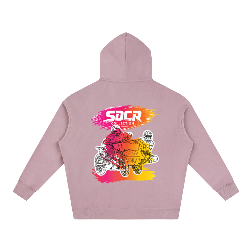hoodie,oversized,sdcr,fleeced,streetware,unisex,sidecars,motocross,cnvs,collective,reece,kirwin,olly,peters,dirt,mud,racing,pits,casual,warm