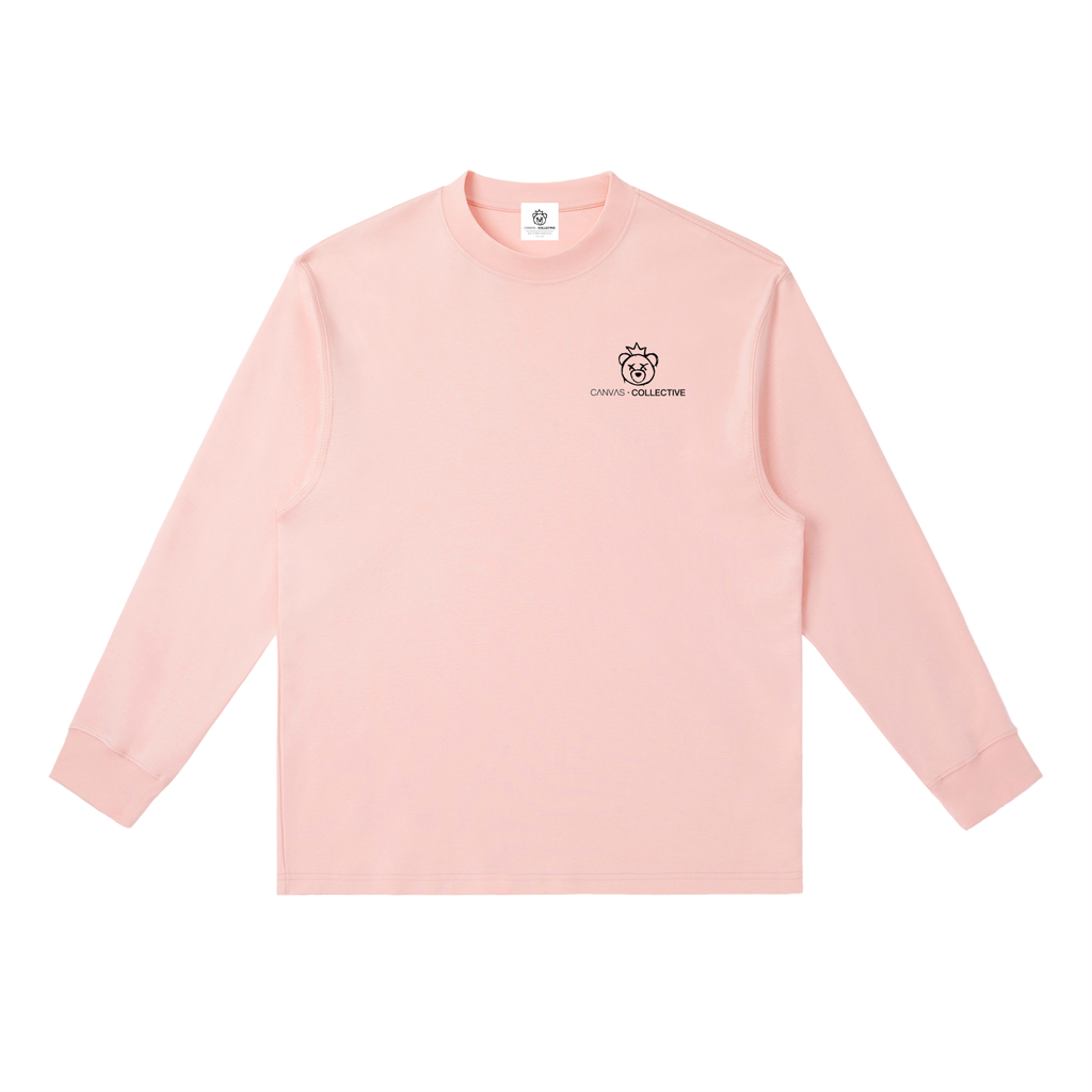 CNVS Collective: Signature Collection - Essential Crewneck Long-Sleeve T-Shirt