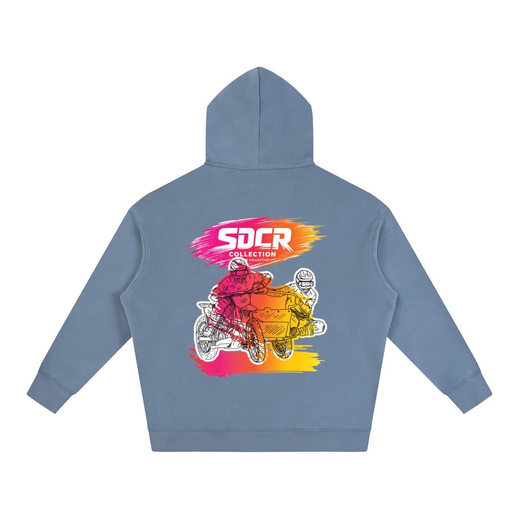 hoodie,oversized,sdcr,fleeced,streetware,unisex,sidecars,motocross,cnvs,collective,reece,kirwin,olly,peters,dirt,mud,racing,pits,casual,warm