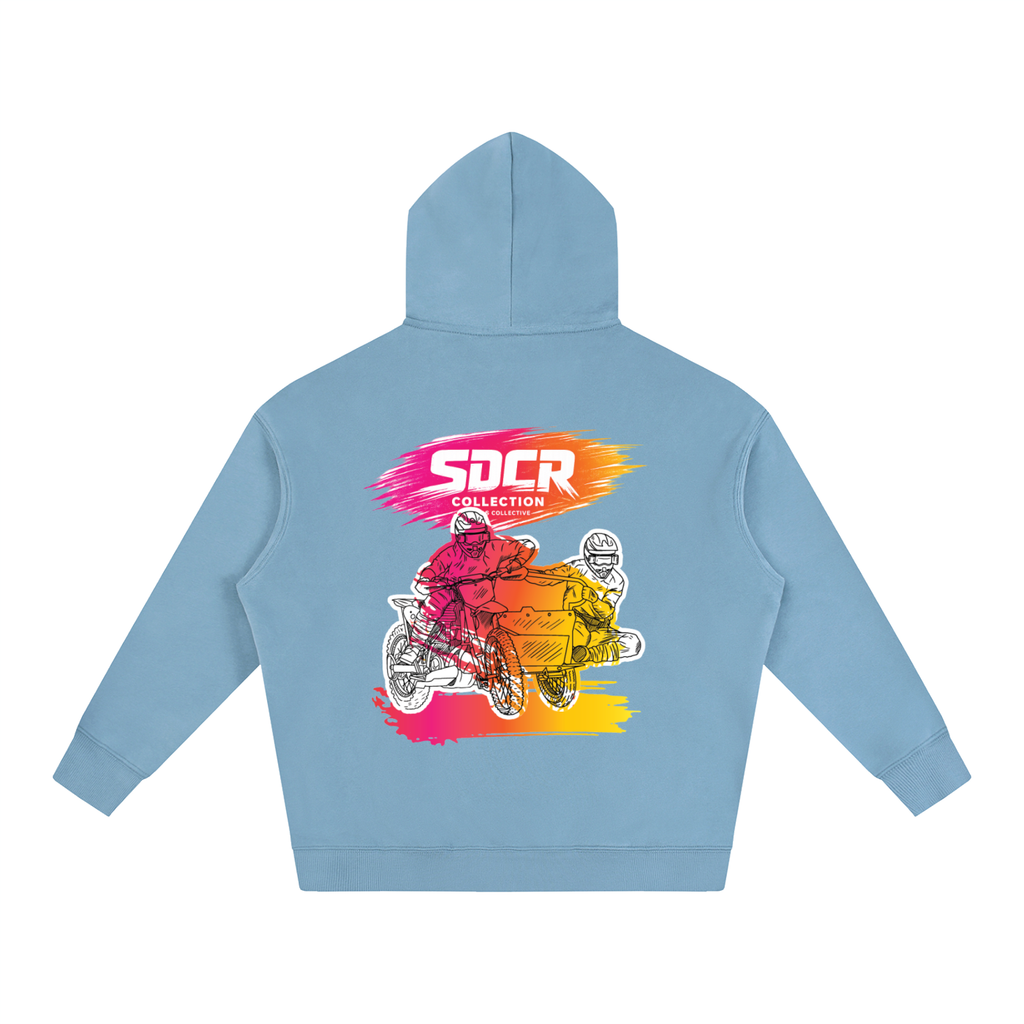 hoodie,oversized,sdcr,fleeced,streetware,unisex,sidecars,motocross,cnvs,collective,reece,kirwin,olly,peters,dirt,mud,racing,pits,casual,warm