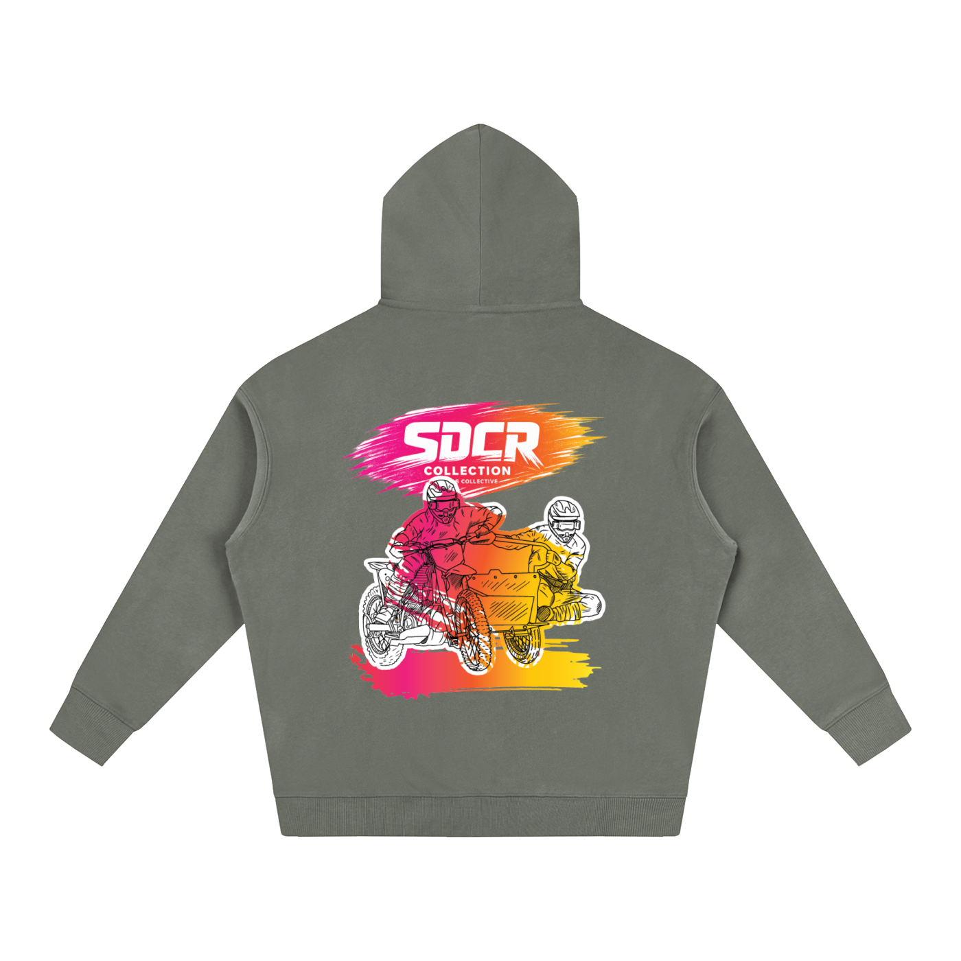 hoodie,oversized,sdcr,fleeced,streetware,unisex,sidecars,motocross,cnvs,collective,reece,kirwin,olly,peters,dirt,mud,racing,pits,casual,warm