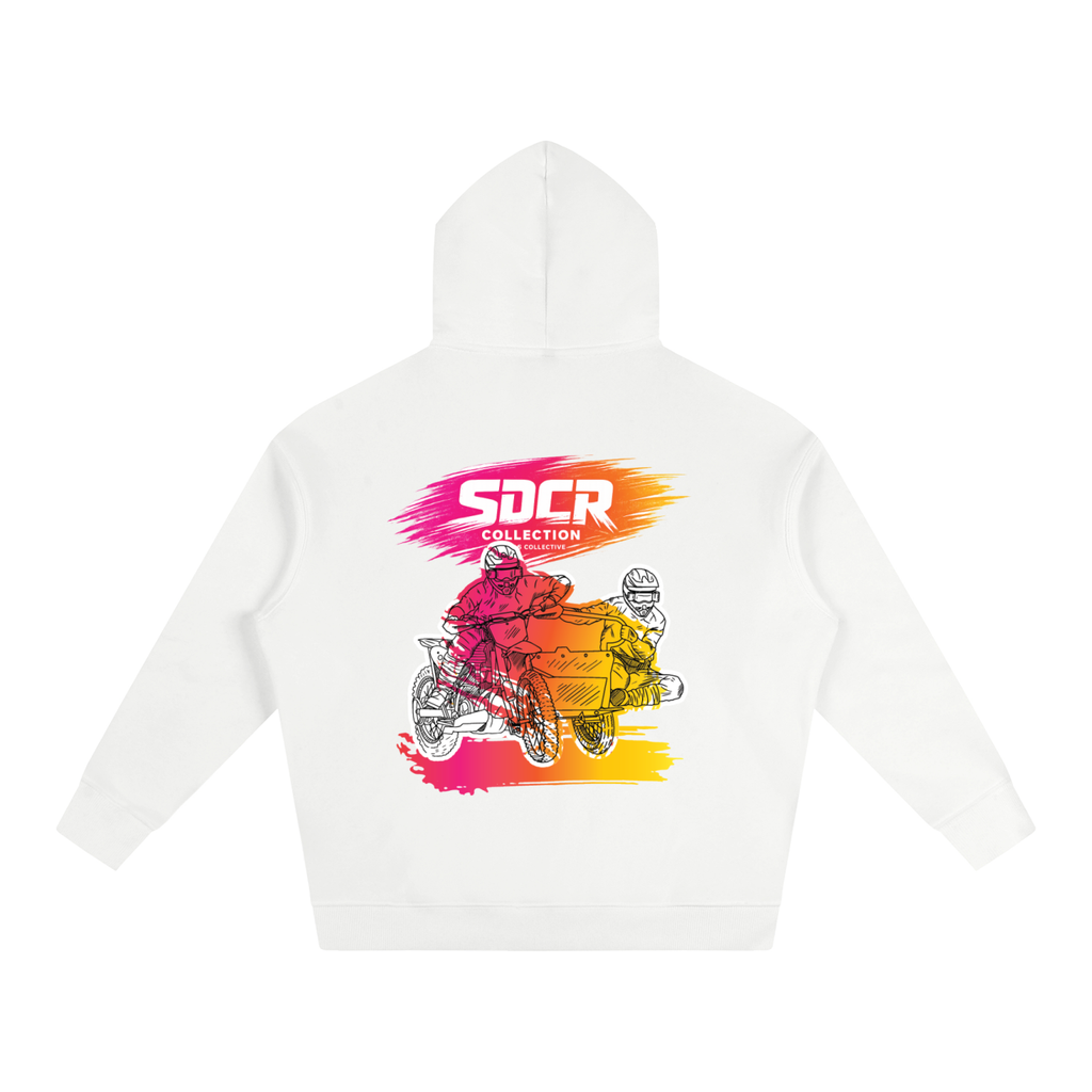 hoodie,oversized,sdcr,fleeced,streetware,unisex,sidecars,motocross,cnvs,collective,reece,kirwin,olly,peters,dirt,mud,racing,pits,casual,warm