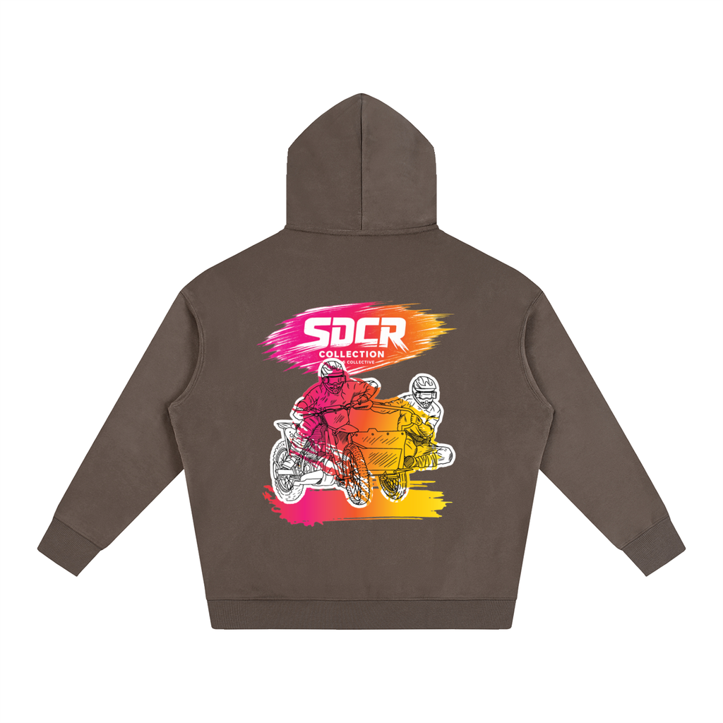 hoodie,oversized,sdcr,fleeced,streetware,unisex,sidecars,motocross,cnvs,collective,reece,kirwin,olly,peters,dirt,mud,racing,pits,casual,warm